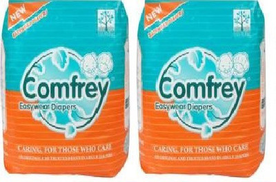 

Comfrey Pant Style Easywear Diaper Pants for Unisex (X-Large) 10 Pcs/Pack, Size - 35 inches - 47 inches (Pack of 2) - XL(20 Pieces)