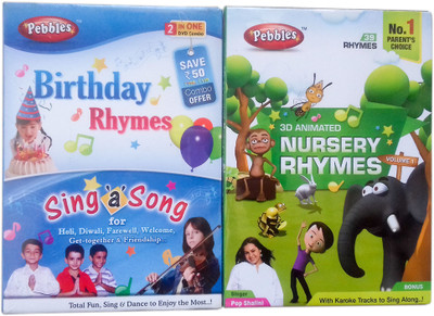 

kidoz kingdom NURSERY RHYMES VOL 1 AND BIRTHDAY RHYMES AND SONGS(CD,DVD)