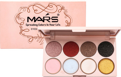 

Mars Long Lasting Cream Eyeshadow Highlighter palette 12 g(Glam Girl)