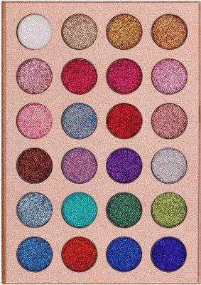 

Gabbar ® Glitter 24 Multicolor Colours Eyeshadow Palette 1 ml(Multicolor)