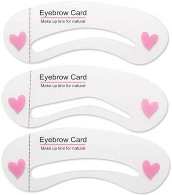 

YUGAM 3 Styles of Reusable Eyebrow Stencils Shading Tool template Card Eyebrow Stencil (6) Eyebrow Stencil(3)