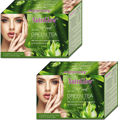 

NutriGlow Green Tea Facial Kit 55 g(Set of 2)