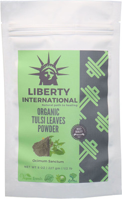 

LIBERTY INTERNATIONAL Organic Herbal Tulsi/Holy Basil Pure Leaves Powder For Healing & For Oily, Acne -Pimple Prone And Distressed Skin NT52 Hair Color(Organic Herbal Tulsi/Holy Basil Pure Leaves Powder For Healing & For Oily, Acne -Pimple Prone And Distr