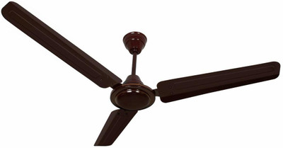 

amikan Happy Home Laurels 48 Inches Ceiling Fan ISI Approved Copper Motor Pack of 2 Fan1 Year Warranty Model- Twister 3 Blade Ceiling Fan(Brown, Pack of 2)