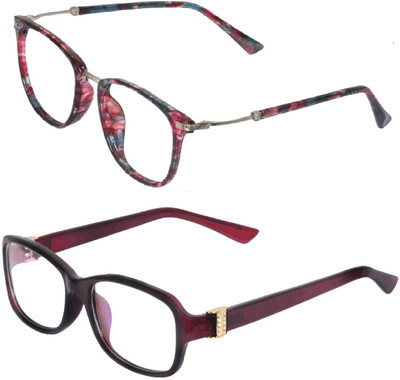 

lensport eyewear Full Rim Wayfarer, Rectangle Frame(53 mm