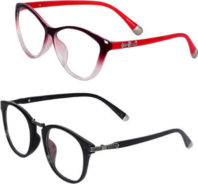 

lensport eyewear Full Rim Round, Cat-eyed Frame(52 mm