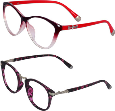 

lensport eyewear Full Rim Round, Cat-eyed Frame(52 mm
