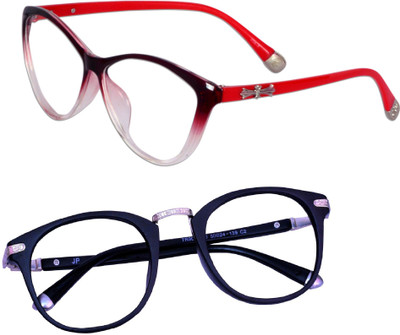 

lensport eyewear Full Rim Round, Cat-eyed Frame(52 mm