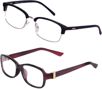 

lensport eyewear Full Rim Wayfarer, Rectangle Frame(53 mm