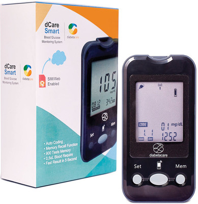 

Diabetacare IOT Blood-Glucose Meter Glucometer(Black)