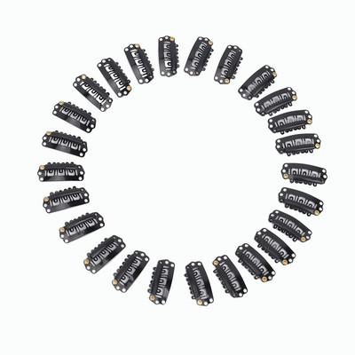 

Jampak™ 24 Hair Extension Clip Great quality with branded product Hair Clip(Black)