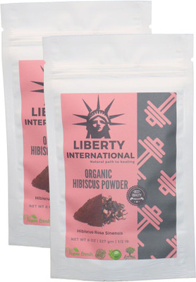 

LIBERTY INTERNATIONAL Organic Herbal Hibiscus Flower Powder For Hair Growth (2 X 227 Gm) NT52 Hair Color(Organic Herbal Hibiscus Flower Powder For Hair Growth (2 X 227 Gm) C66)