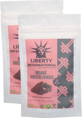 

LIBERTY INTERNATIONAL Organic Herbal Hibiscus Flower Powder For Hair Growth (2 X 227 Gm) NT52 Hair Color(Organic Herbal Hibiscus Flower Powder For Hair Growth (2 X 227 Gm) C64)