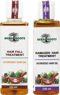 

HerbiRoots Regrowth and Hair Fall Treatment Hair Oil(400 ml)