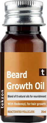 

tekzon Beard Growth Oil & Mustache Growth Oil Hair Oil(35 ml)