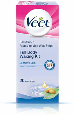 

Veet .Veet Full Body Waxing Kit - Sensitive Skin (20 strips) Strips(20 Strips)