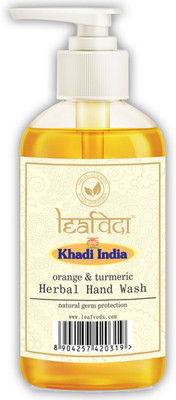 

LEAFVEDA Khadi Orange & Turmeric Hand Wash(200 ml, Bottle)
