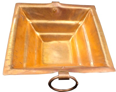 THE HOLY MART Pure Copper Hawan Kund (Small size of 4 inches)