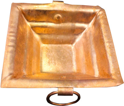 THE HOLY MART Pure Copper Hawan Kund (Small size of 3 inches)