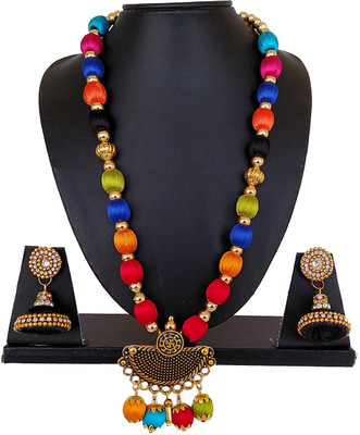 Akshara Dori Multicolor Jewellery Set(Pack of 1)