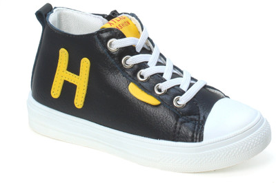 

TrenDuty Boys & Girls Lace Sneakers(Black