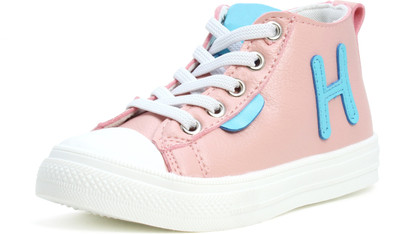 

TrenDuty Boys & Girls Lace Sneakers(Pink