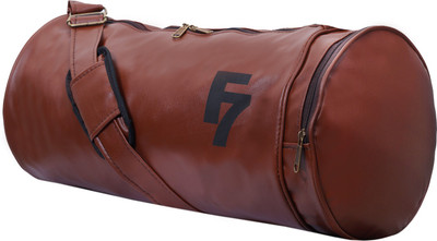 

Dee Mannequin Vintage Tan Faux Leatherite Gym Bag(Multicolor, Kit Bag)