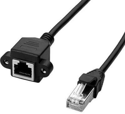 

TechGear Rj45 Male To Female Panel Mount Lan Adapter(100 Mbps)