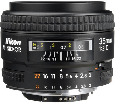 

Nikon AF Nikkor 35mm f/2D Lens(Black, 35)