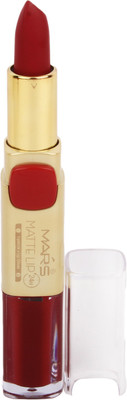 

Mars 2-in-1 Matte Lipstick + Lip Gloss(Maroon Lipstick)