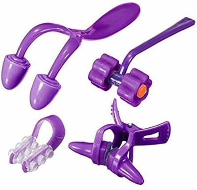 

AGE CARE Nose Up Shaping Clip With Clipper Bridge Shaper and Straightening Beauty Rolling Clips. Nose Shaper(Pack of 4)