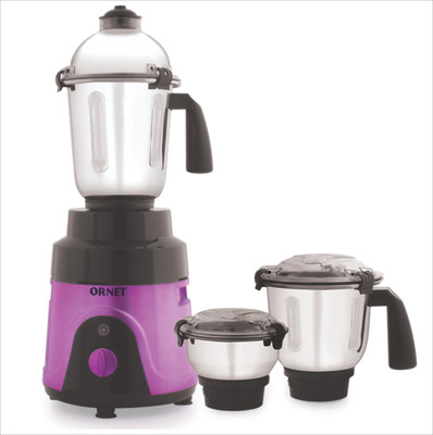 ORNET ORNBENZDLX BENZ DLX 220 Mixer Grinder(VOILET, Red, 3 Jars)