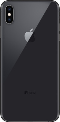 Plus Apple iphone XS Back Panel(Black)