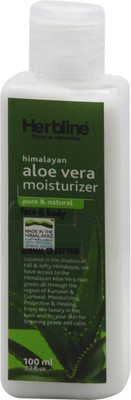 

Herbline Aloevera Moisturizer face & body 100ml(100 ml)