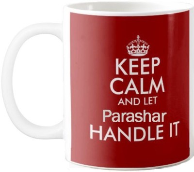 Exoctic Silver PARASHAR_Keep calm office quotes 001 Ceramic Coffee Mug(330 ml)