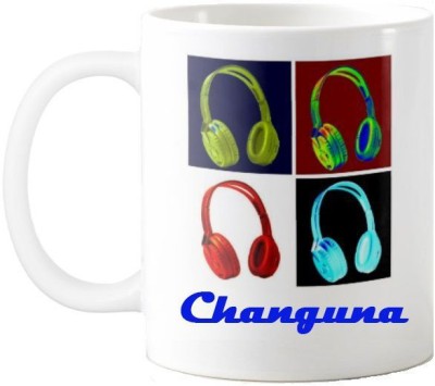 Exoctic Silver CHANGUNA_NEW DJ Birth day Music 012 Ceramic Coffee Mug(330 ml)