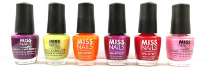 miss nails CATHY 6PCS COMBO MULTI(Pack of 6)