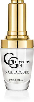 

Gorgeous Girl Glossy Nail Lacquer NP 34 Silver White Glitter