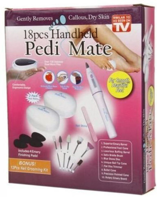 

ZINZA 18 in 1 Set Handheld Pedi Mate Pedicure Nail Care Kit(11 ml, Set of 18)