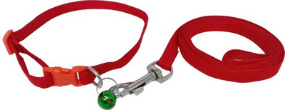 

CUTEPUPPY H1143 Dog Collar & Leash(, RED