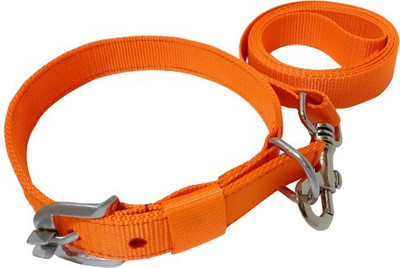 

CUTEPUPPY H1148 Dog Collar & Leash(, ORANGE