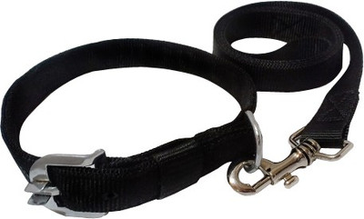

CUTEPUPPY H1147 Dog Collar & Leash(, BLACK