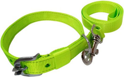 CUTEPUPPY H1146 Dog Collar & Leash(, GREEN