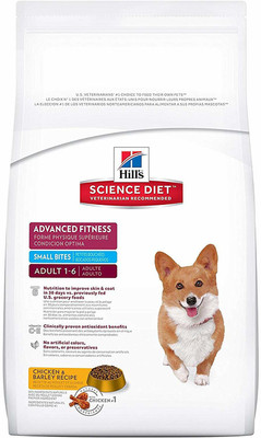 

Hills Science Diet Adult Advanced Fitness, Small Bites Chicken & Barley Recipe Dry Dog Food, 8 kg Chicken 8 kg Dry Dog Food