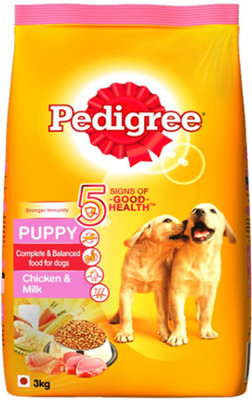 

Pedigree Puppy Dry Dog Food, Chicken & Milk Chicken 3 kg Dry Dog Food