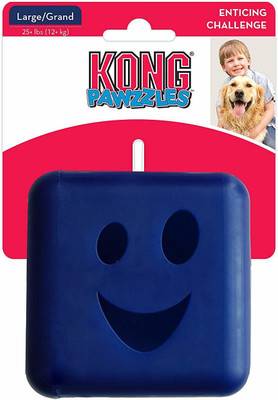 

kong Pawzzles Cube Dog Toy, Large Rubber Chew Toy For Dog