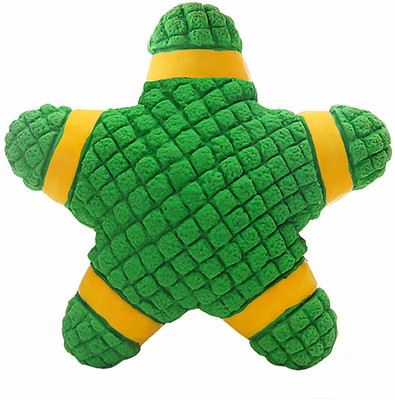 

SRI Star Squeaky Toy for Puppy and Cat (Small, Green) Rubber Squeaky Toy For Dog