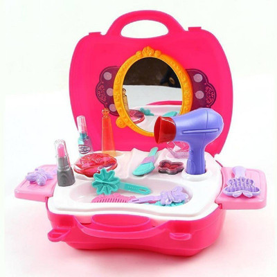 

Gencliq Toys for Kids Bring Along Beauty Makeup Vanity Set – 21 Pieces