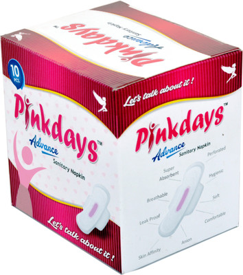 

Pinkdays Advance Super Absorbent Soft and Comfortable(10 Pads) Sanitary Pad
