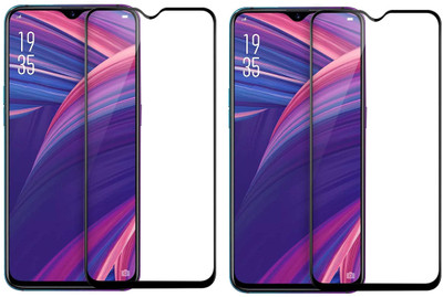 Bodoma Edge To Edge Tempered Glass for Oppo R17pro(Pack of 2)
